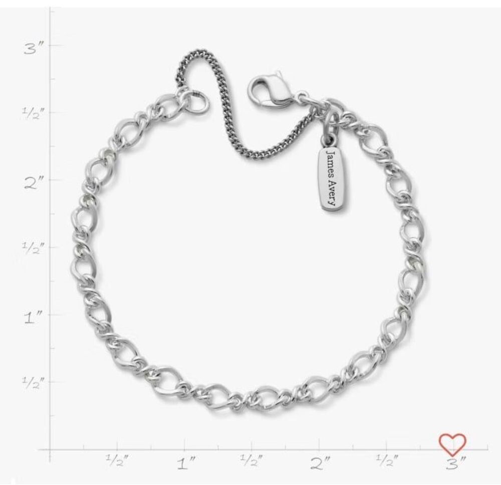 NWT James Avery Medium Twist Charm Bracelet(S)